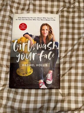 Girl, Wash Your Face by Rachel Hollis - White, Yellow, Pink Cover